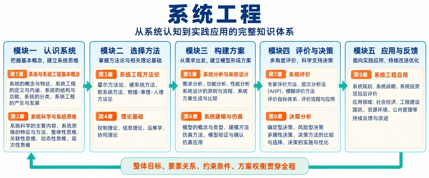 系统工程课程内容结构图